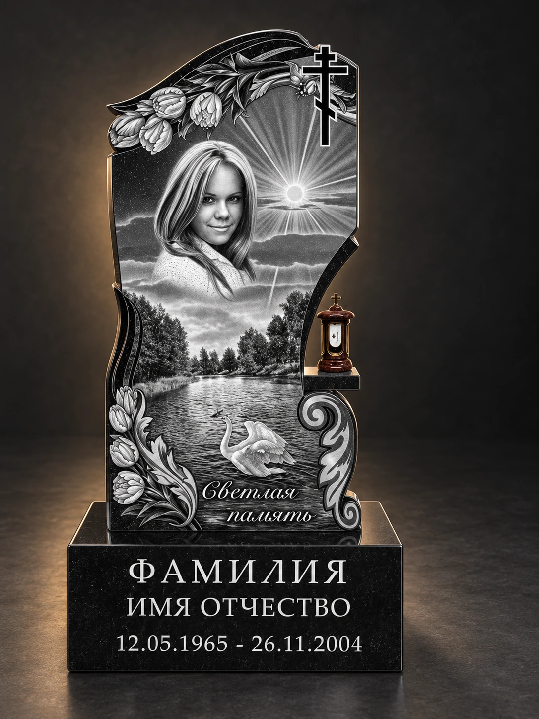 Памятник из гранита: фигурный 39